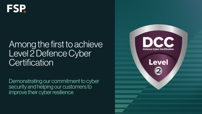 FSP among the first to achieve Level 2 Defence Cyber Certification